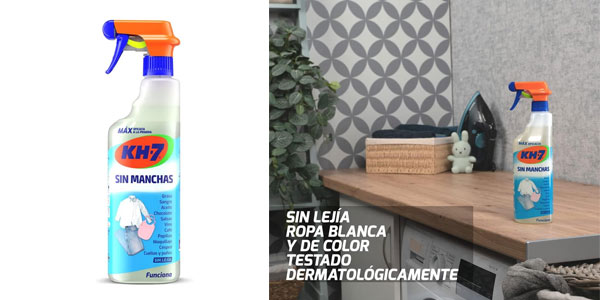 Chollo Pack x2 KH-7 Sin Manchas de 715 ml por sólo 6,75€ con 2ª unidad al 50% ¡3,37€ cada uno!