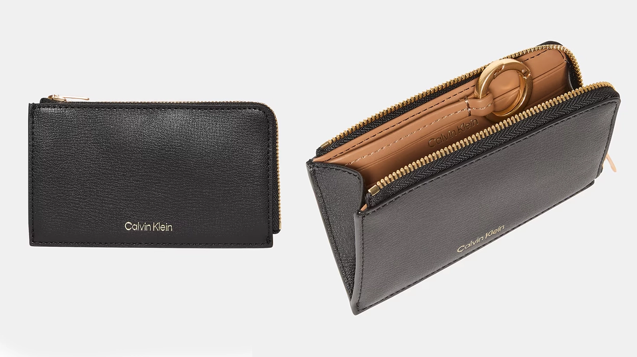 Chollo Tarjetero con logo Calvin Klein para mujer por sólo 19,52€ (67% de descuento)