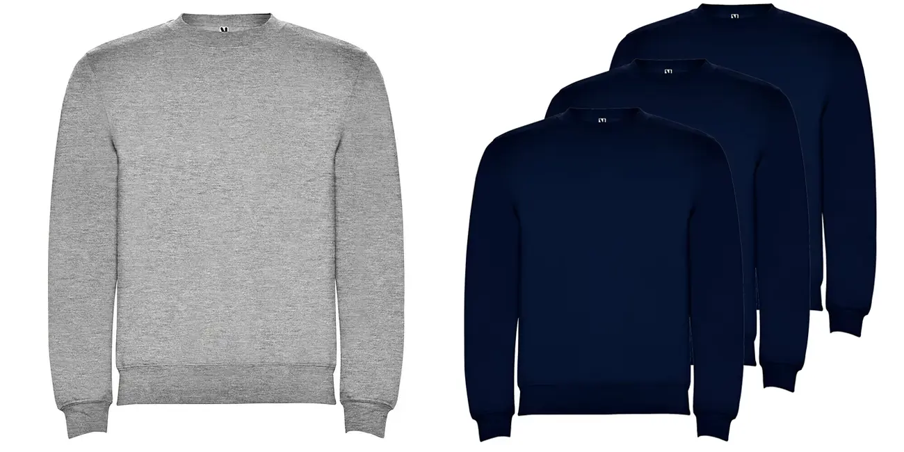 Chollo Pack 3x sudadera clásica Roly unisex por sólo 23,86€ con cupón y envío gratis (-31%) ¡7,95€ cada una!