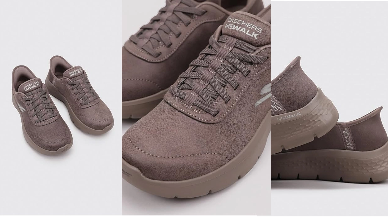 Enamórate de estas Skechers Go Walk Flex Mali con tecnología Slip-Ins que puedes llevar en meses fríos ¡Hoy tienen un descuentazo!