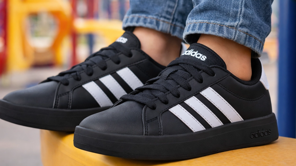 Rebajón en estas zapatillas Adidas VL Court 3.0 negras para niños: tallas hasta la 40 por sólo 23,95€ (40% de descuento)