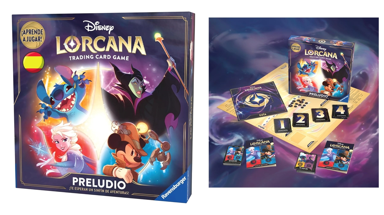 Chollo Juego de cartas familiar Ravensburger Disney Lorcana Preludio por sólo 13,50€ (46% de descuento)