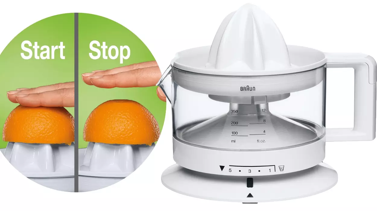 Chollo exprimidor Braun CJ3000 con medidor de pulpa por sólo 11,19€ con cupón (-58%)