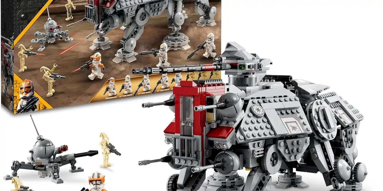 Chollo LEGO Star Wars 75337 Caminante AT-TE por sólo 100€ con envío gratis (29% de descuento)