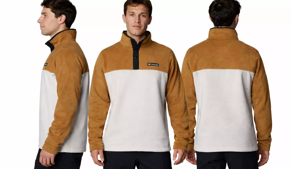 Chollo Forro polar Columbia Steens Mountain Half Snap II para hombre, cálido y cómodo con cierre de medio broche por sólo 24,99€ (-50%)