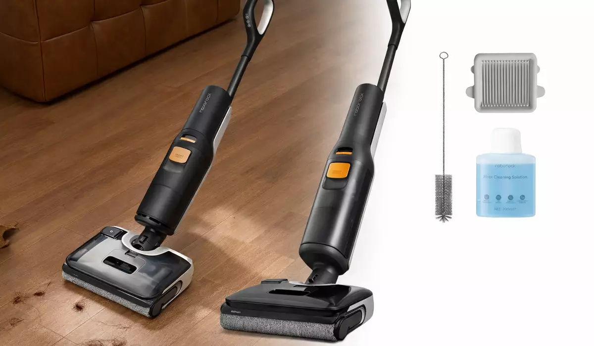 Chollo Aspiradora fregona sin cable Roborock F25 Bx potente con autolimpieza a 90 °C y secado rápido en 5 min por sólo 222,09€ con envío gratis (-44%)