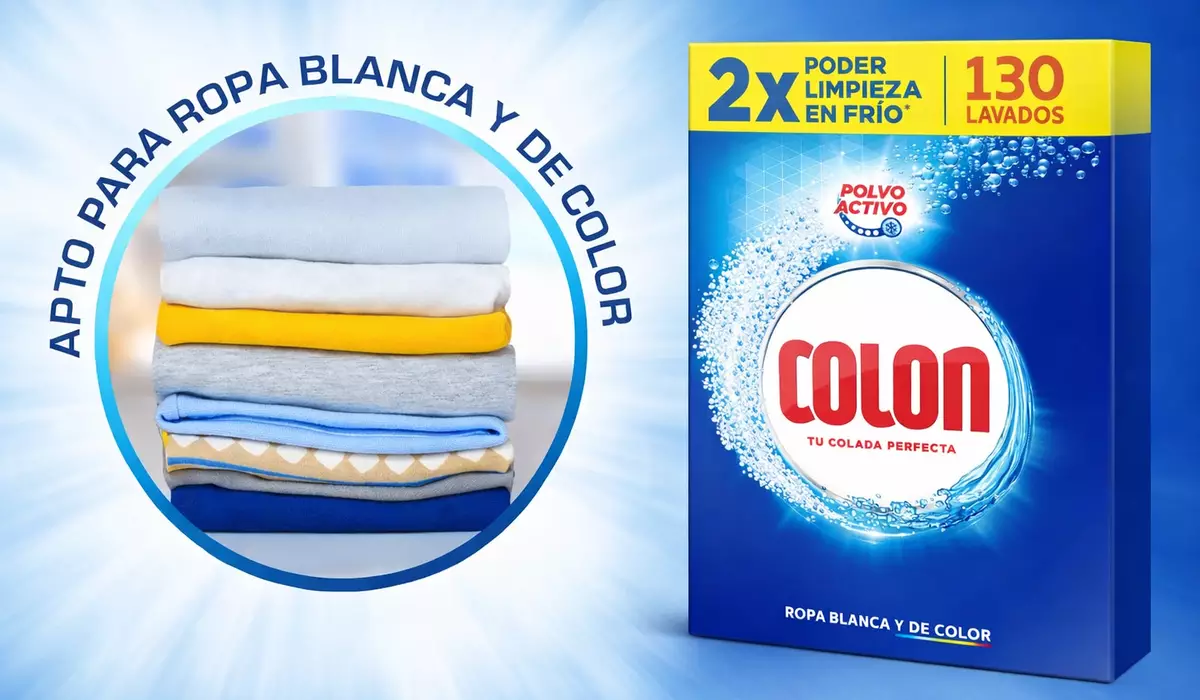 Chollo Detergente en polvo Colon Azul para 130 lavados por sólo 17,63€ (-29%)