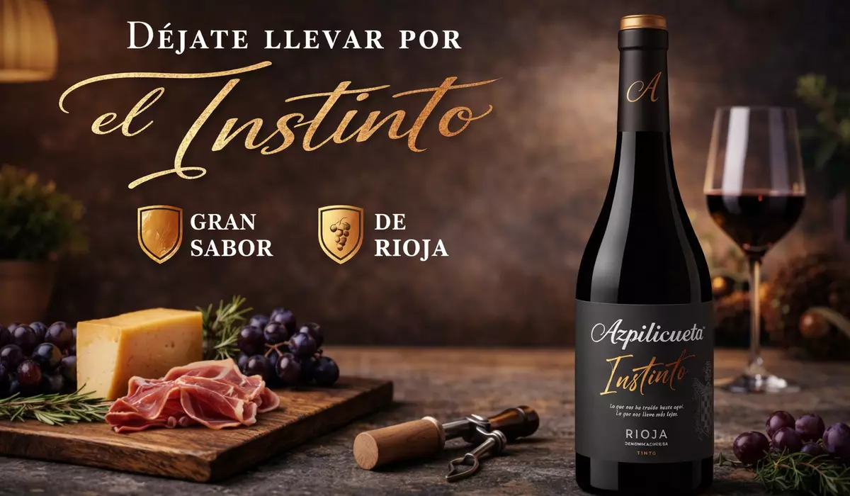 Chollo Vino Tinto Azpilicueta Instinto D.O.Ca Rioja de 750 ml por sólo 13,05€ (26% de descuento)