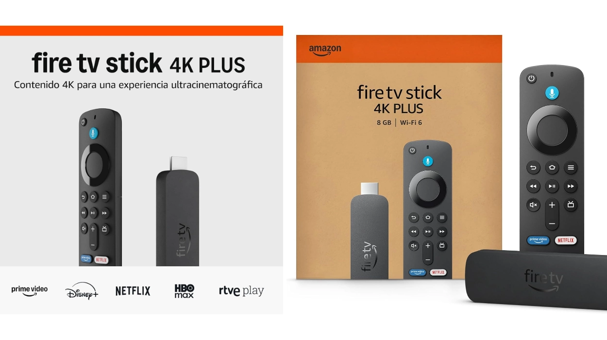 Chollo Amazon Fire TV Stick 4K Plus por sólo 37,99€ con envío gratis (-46%)