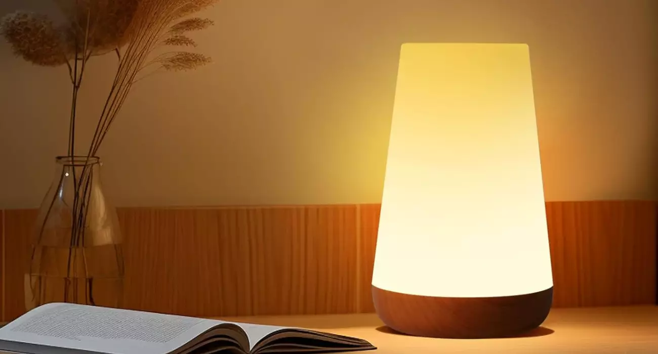 Chollo Lámpara nocturna Romon táctil y regulable con 13 colores y 3 modos, recargable por sólo 12,26€ (-23%)