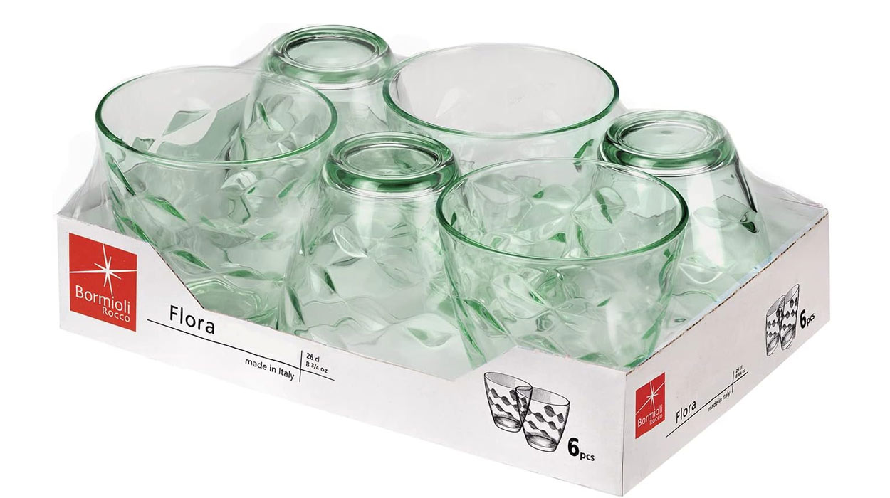 Esta es una de las ofertas que merece la pena aprovechar hoy: 24 vasos de vidrio italiano por menos de 8 euros con 3×2