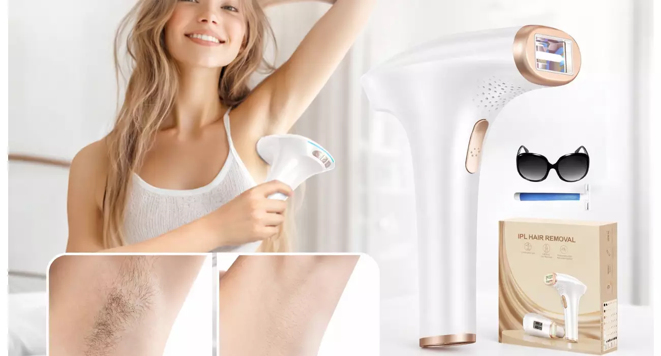 Olvídate del vello con esta depiladora IPL: fácil de usar, eficaz y perfecta para todo el cuerpo por sólo 52,24€ con doble cupón (-74%)