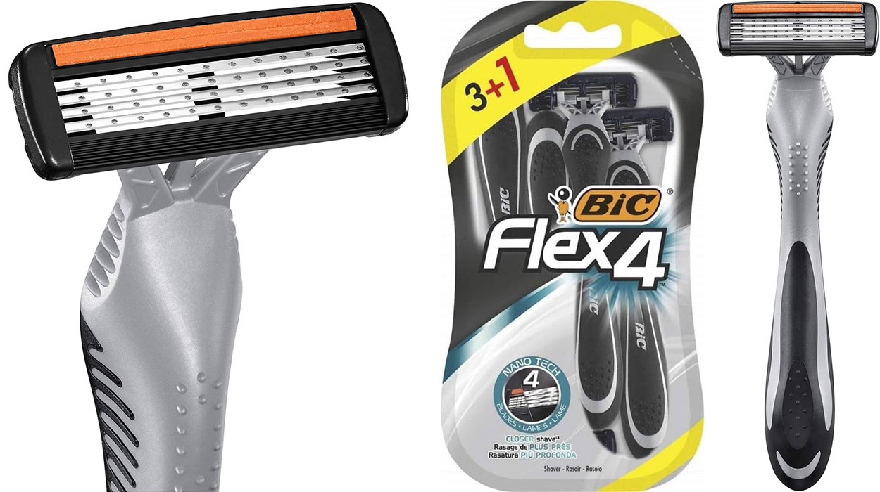Chollo Pack x4 Maquinillas de afeitar desechables BIC Flex4 por sólo 3,67€ con cupón (-48%)