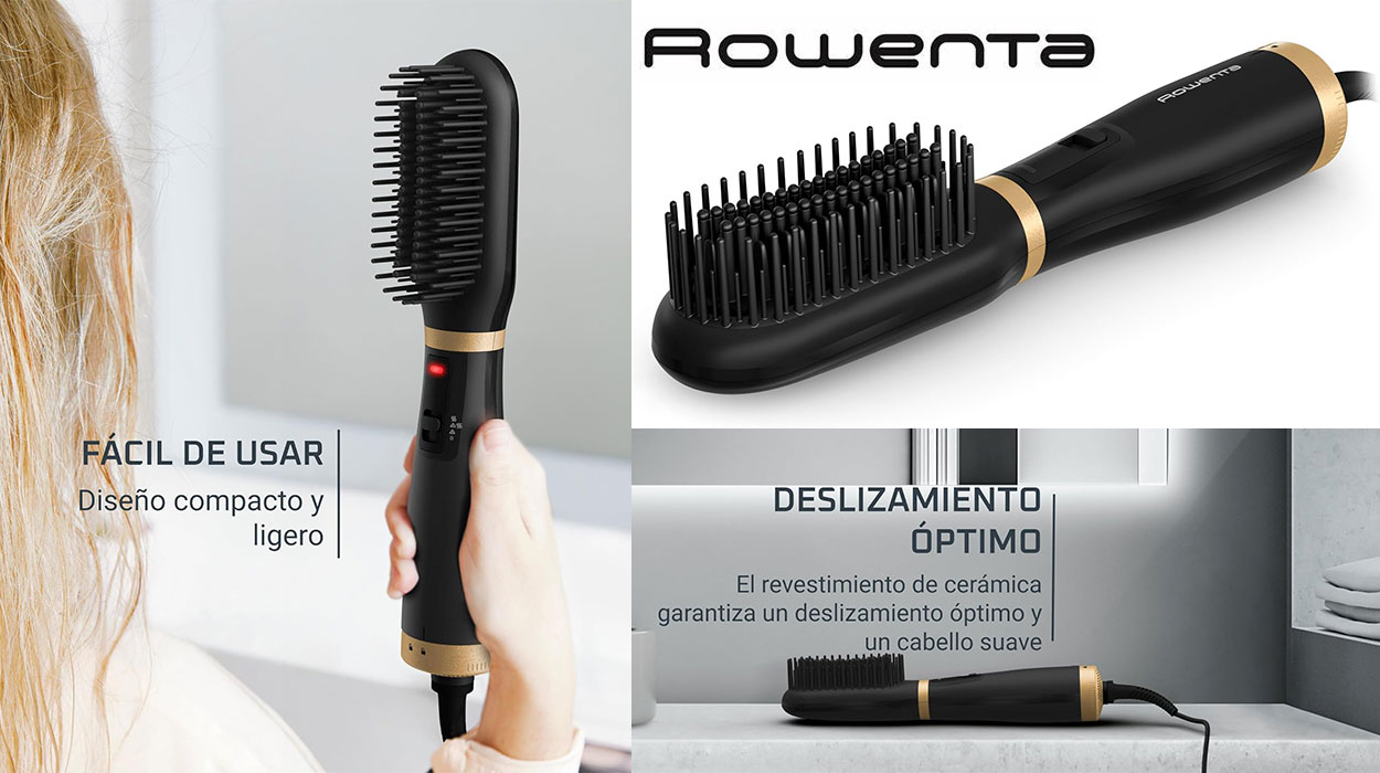 Chollo Cepillo secador Rowenta Powerstraight Air por sólo 41,70€ con envío gratis (-40%)