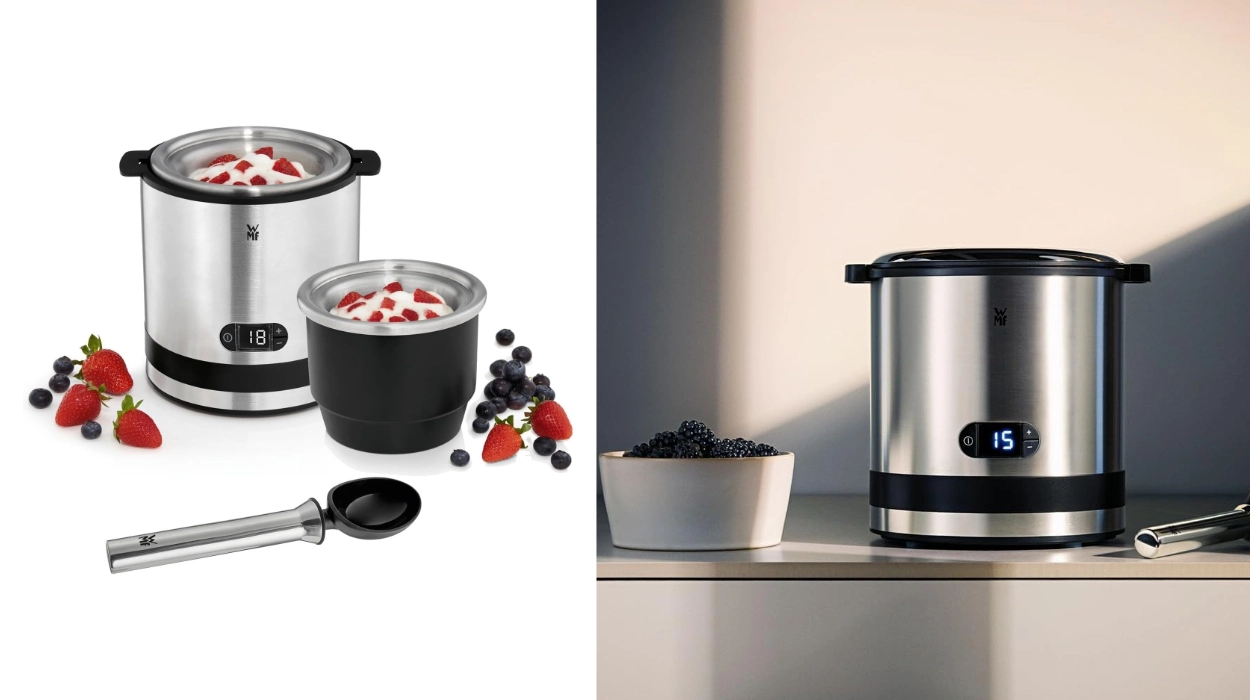 Pequeña pero resultona: heladera WMF para preparar helado, sorbetes y yogur helado en casa a un precio buenísimo (-26%)