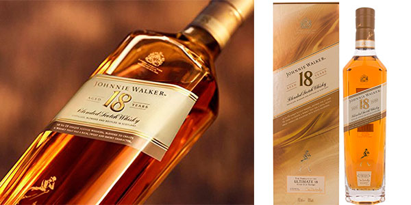 Chollo Whisky Johnnie Walker de 18 años de 700 ml por sólo 62,99€ con envío gratis (-21%)