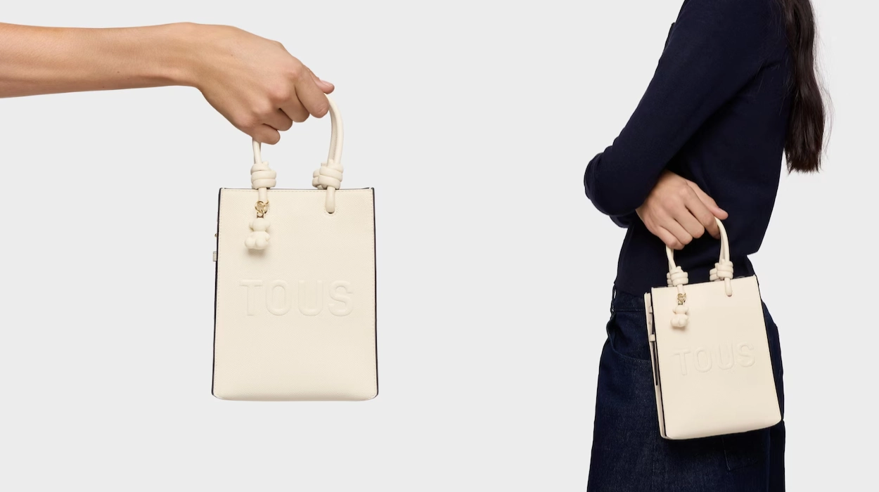 Chollo Mini bolso TOUS La Rue New Pop Beige para mujer por sólo 71,20€ con envío gratis (28% de descuento)