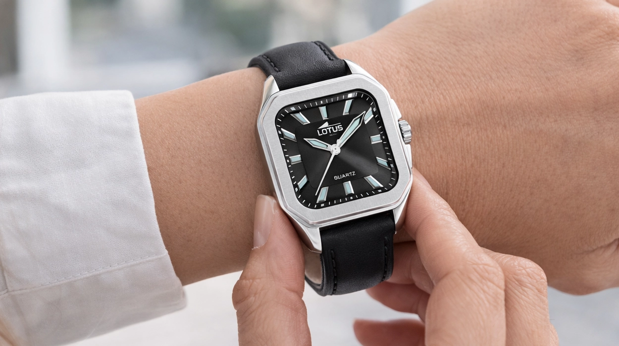 Estrena un reloj elegante y atemporal gastando lo mínimo: Lotus 18968 con correa de cuero para mujer por sólo 54,20€ (-45%)