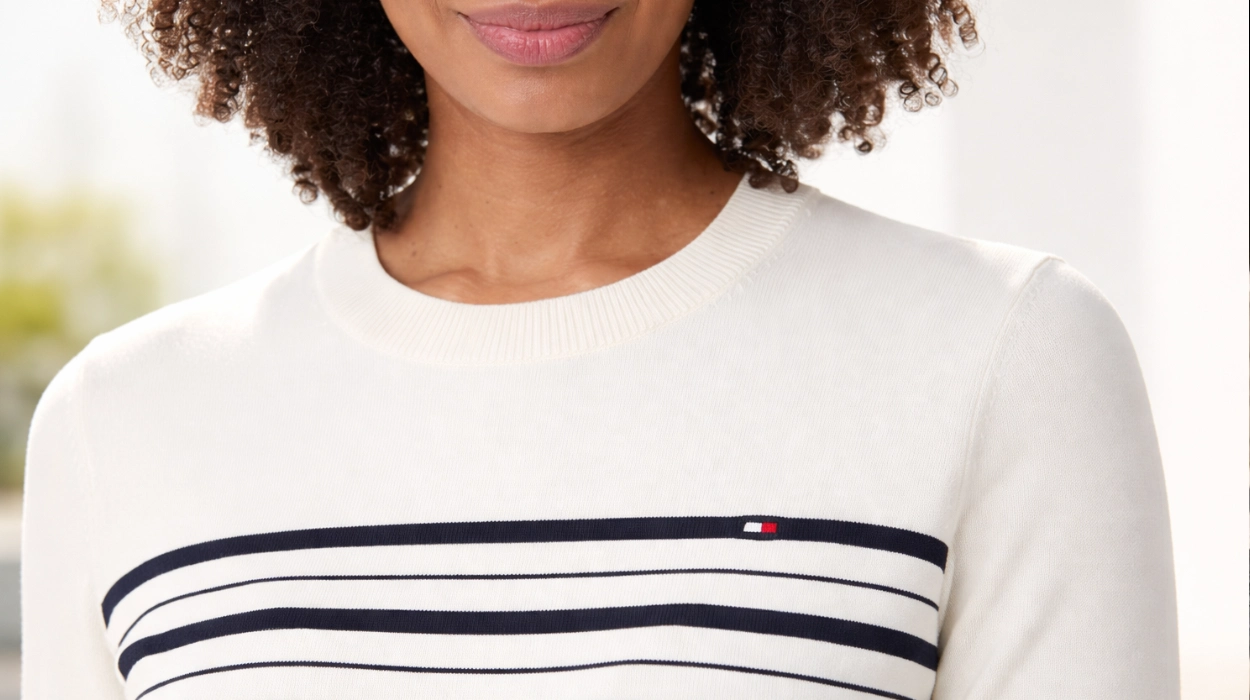 Chollo Jersey Tommy Hilfiger Fine con cuello redondo para mujer por sólo 59,95€ con envío gratis (40% de descuento)
