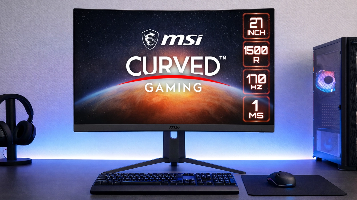 Disfruta de partidas más fluidas con este monitor gaming curvo MSI de 27″ con WQHD y 170 Hz con un 26% de descuento