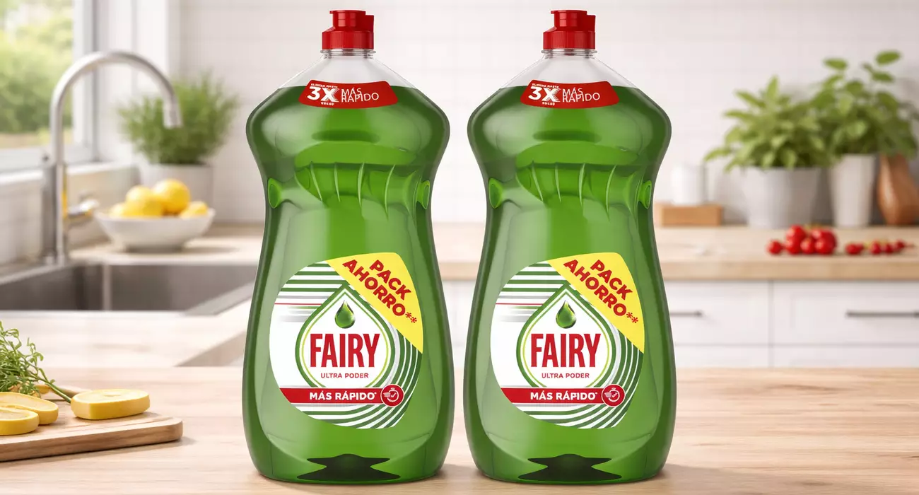 Hoy puedes llevarte 2 botellones de Fairy Ultra de 1250 ml por sólo 7,78€ con descuento al tramitar (-35%)