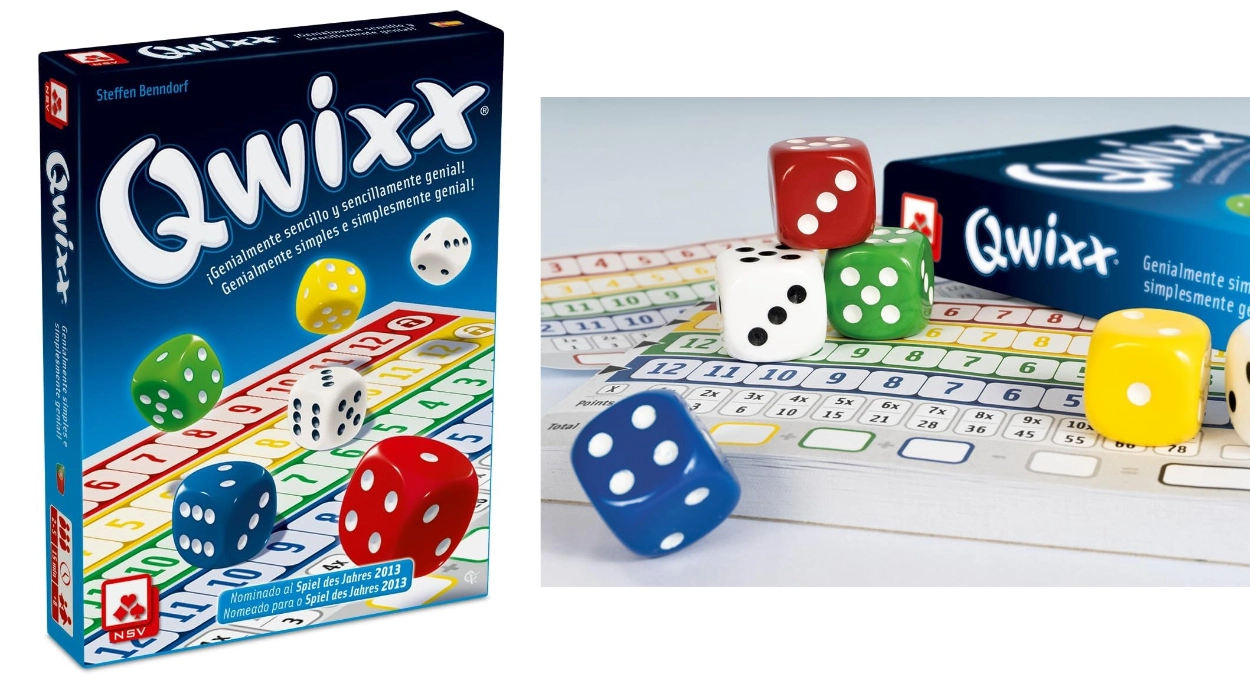 Chollo Juego de dados y estrategia mental Qwixx por sólo 8,99€ (40% de descuento)