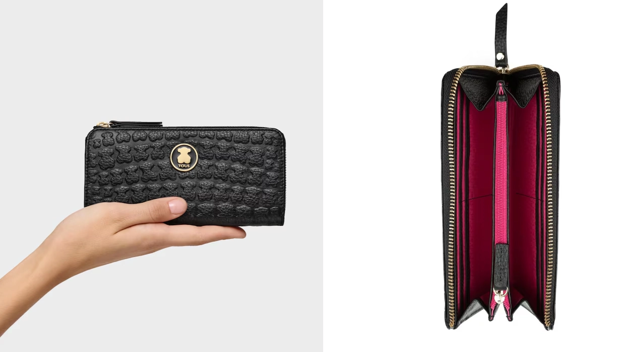 Chollo Billetero de piel Tous Kiara Sherton para mujer por sólo 59€ con envío gratis (40% de descuento)