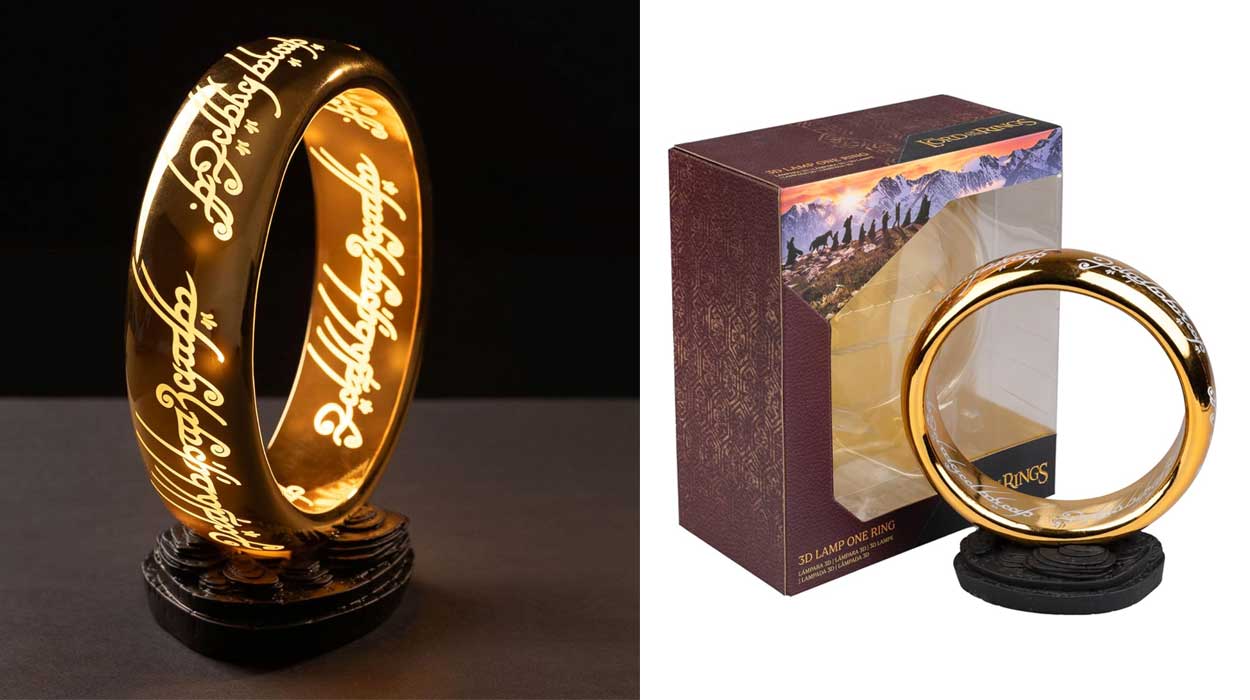 Desde Mordor con amor: Esta lámpara ambiental de El Anillo Único es un REGALAZO para fans