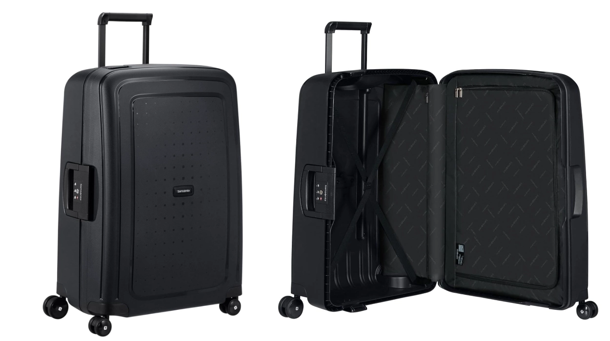 Esta maleta Samsonite S’Cure Spinner M de 79 L para viajes de una semana te sorprenderá por su ligereza, capacidad y seguridad por menos de 130€ en Amazon (-43%)