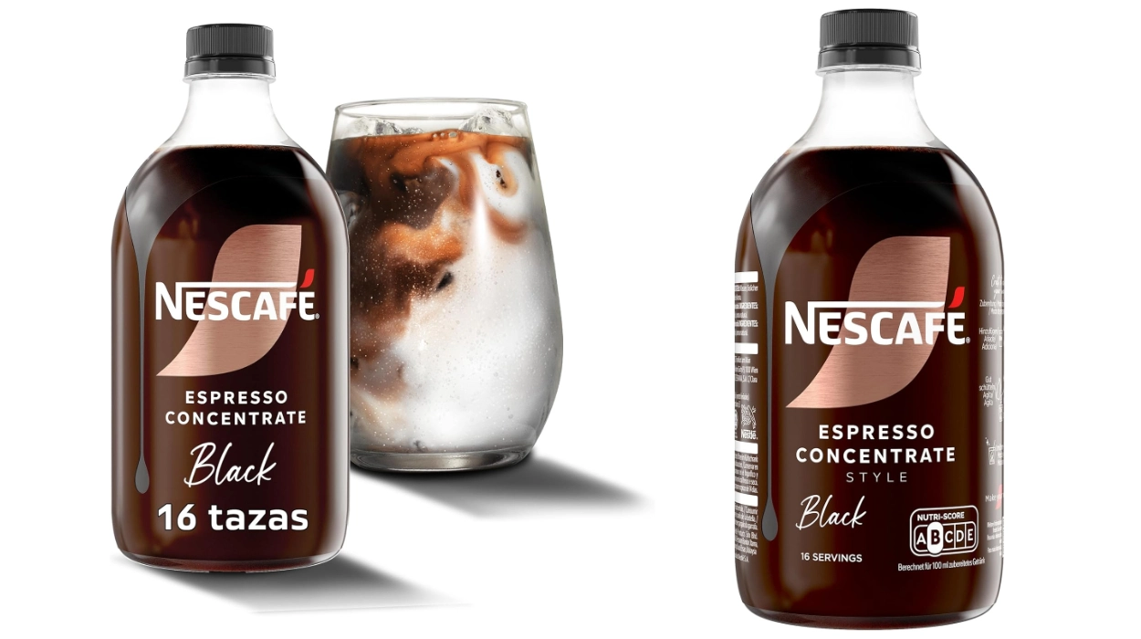 Prepara café frío o latte en segundos: Concentrado de café NESCAFÉ Espresso Black de 500 ml con café arábica sin azúcar por sólo 3,99€ (-27%)