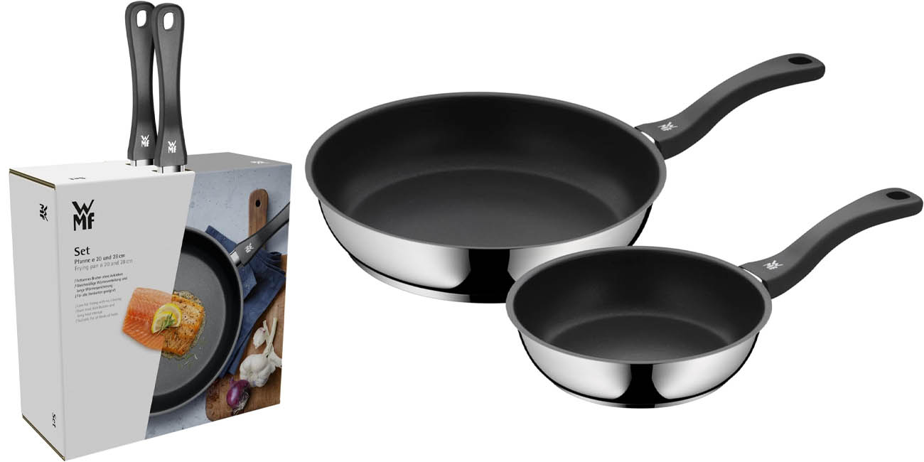 Chollo Pack x2 Sartenes Devil WMF de 24 y 28 cm para todo tipo de cocinas por sólo 54,89€ con envío gratis (-31%)