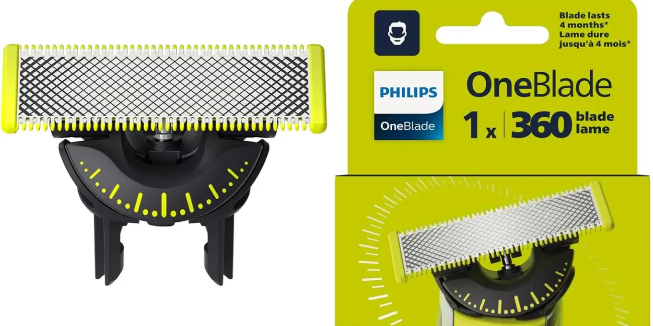 Chollo Recambio de cuchilla Philips OneBlade 360 por sólo 9,91€ (45% de descuento)