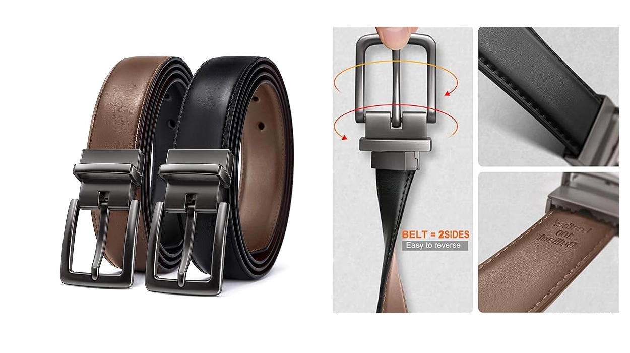 Chollo Cinturón reversible de 2 colores Bulliant para hombre por sólo 12,98€ (-35%)