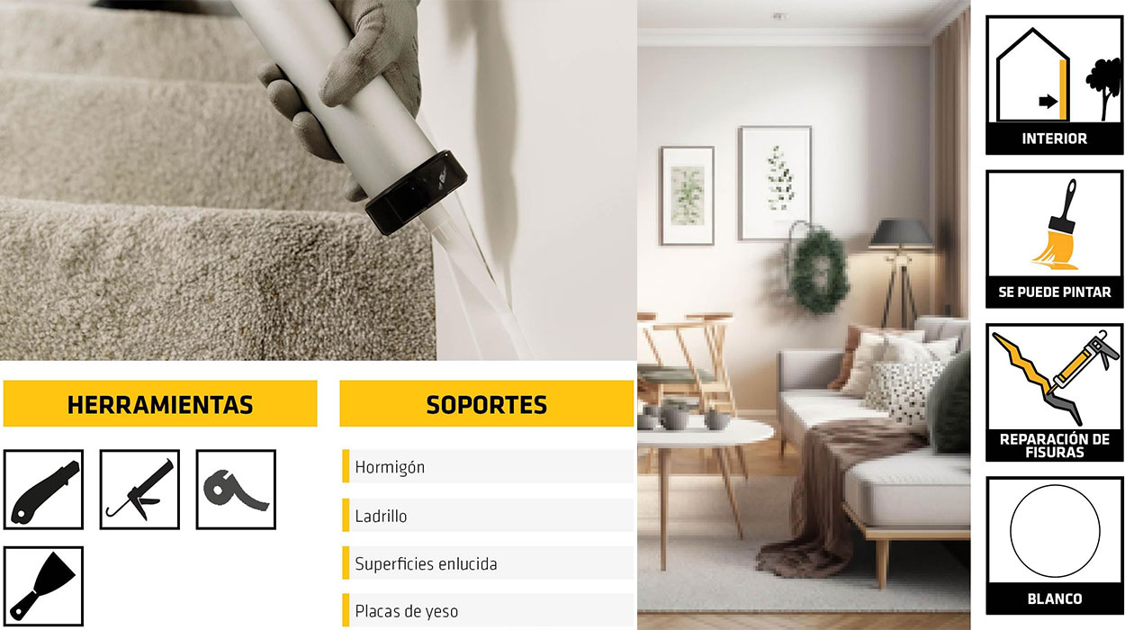 Chollo Sellador acrílico Sika para interior por sólo 2,95€