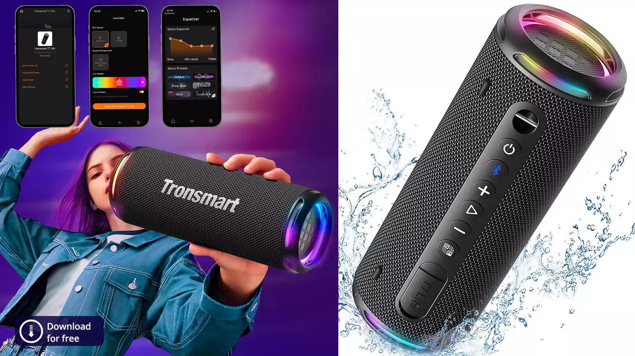 Aliexpress tira el precio de este fantástico altavoz Tronsmart con luz LED, ecualización personalizable, App y unas valoraciones brutales