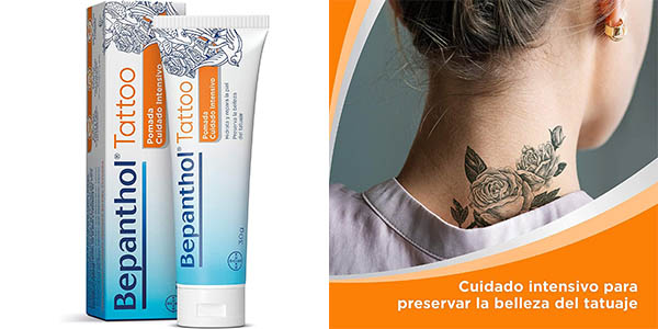 Chollo Crema hidratante y reparadora para tatuajes Bepanthol Tattoo de 100 ml por sólo 12,99€ (-31%)