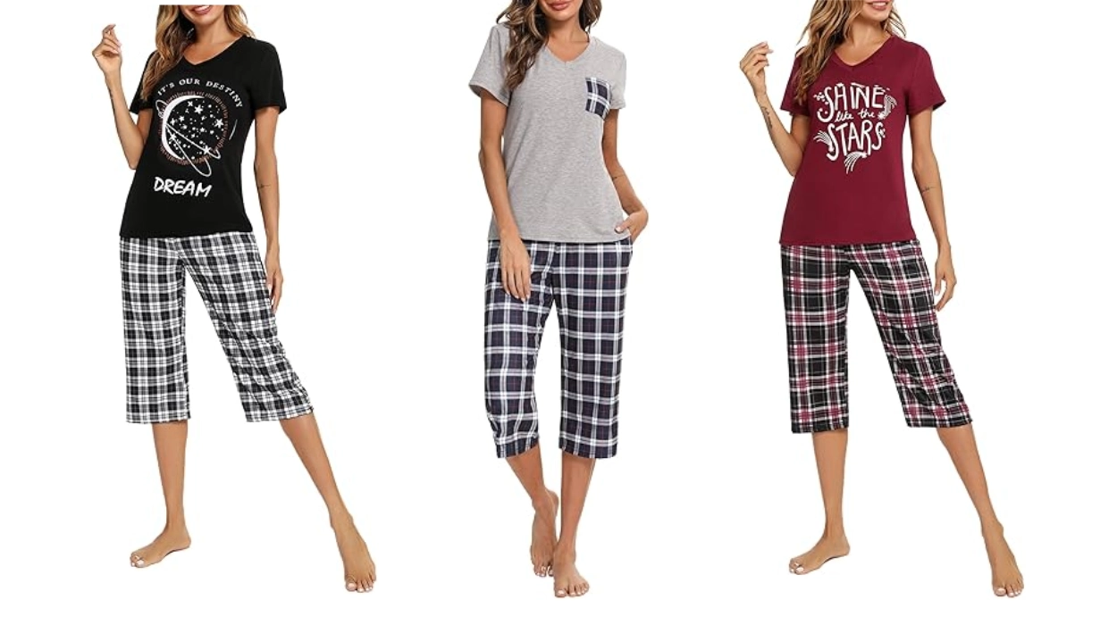 Estos pijamas de verano Iclosam para mujer arrasan por su estilo sencillo y cómodo a precio mínimo