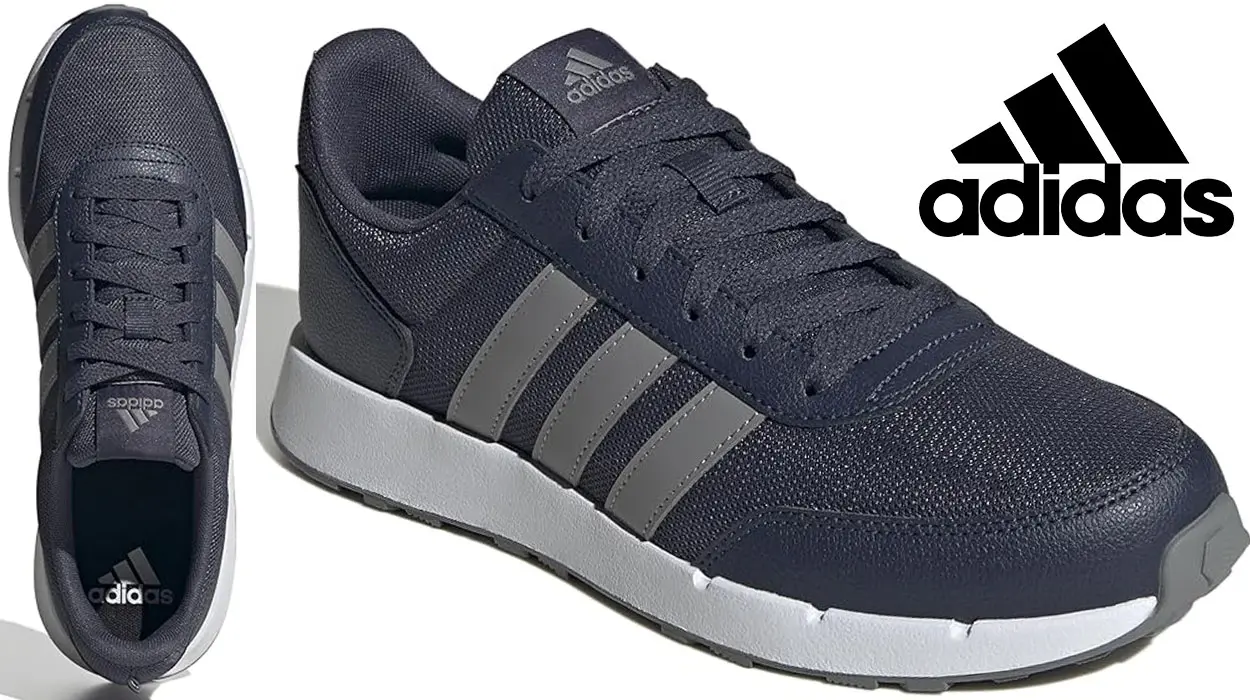 Estas Adidas Run 50s están rebajadísimas en color azul oscuro ¡45% de descuento!
