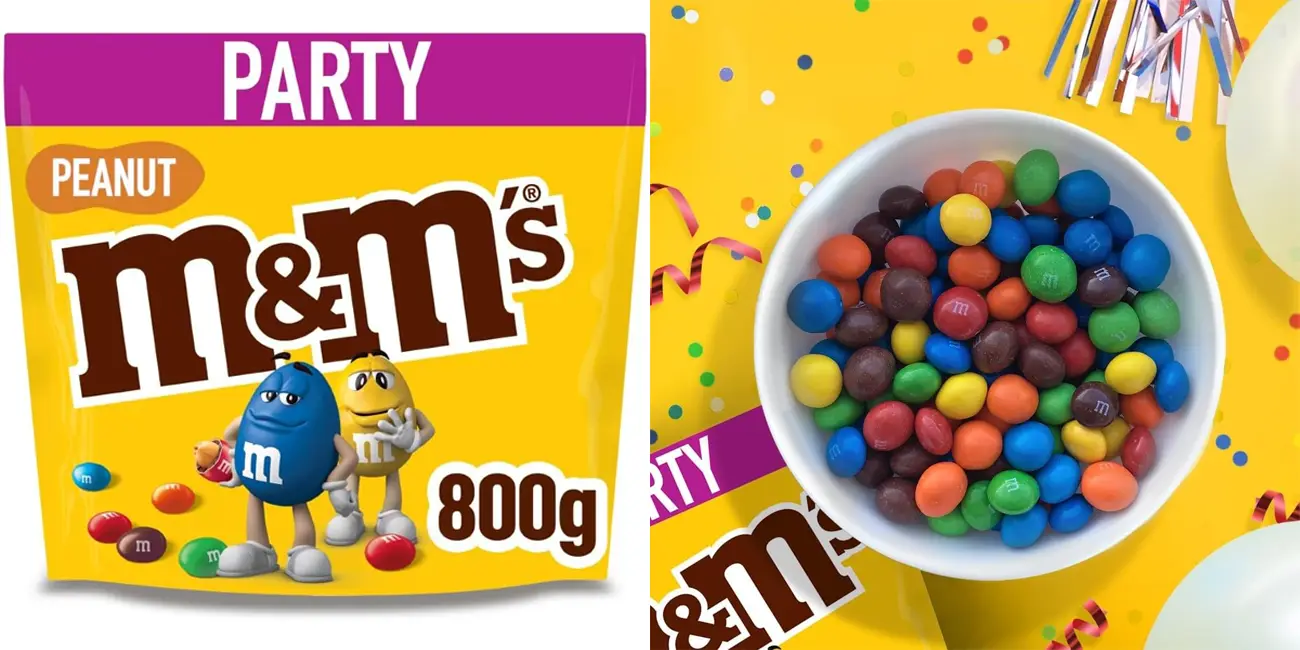 Llévate 2 bolsas grandes de M&M’s rellenos de cacahuete con un descuento fantástico (-43%)