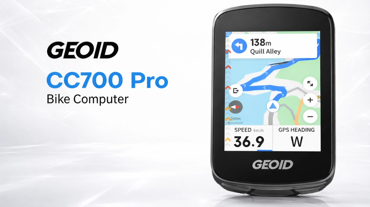 Controla cada ruta al detalle: Ciclocomputador GPS GEOID CC700 Pro con pantalla táctil de 2,8″, navegación, datos avanzados y ANT+ por sólo 75,27€ con cupón y envío gratis (-66%)