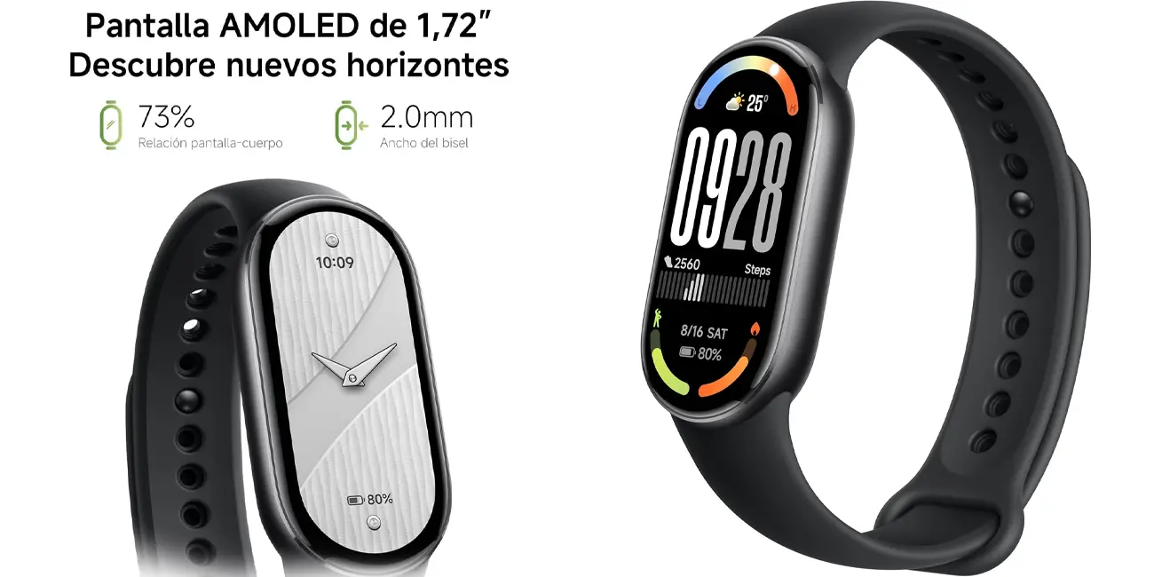 Chollo Xiaomi Smart Band 10 por sólo 26,75€ con cupón y envío gratis (-48%)