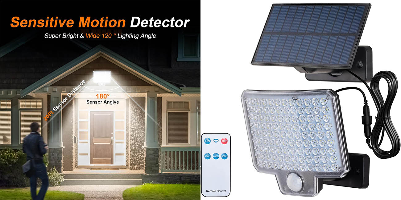 Chollo Foco solar GRIFEMA para exterior con 3 modos de luz por sólo 11,72€ (-16%)