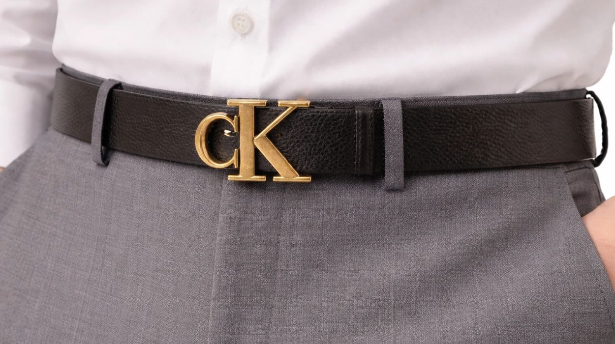 Un cinturón que eleva cualquier look: diseño Calvin Klein con hebilla distintiva para hombrepor sólo 27€ (51% de descuento)