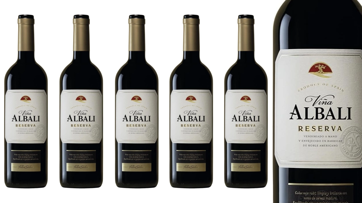 Chollo Pack x6 botellas de vino tinto Viña Albali Reserva DO Valdepeñas por sólo 17,95€ (-23%) ¡3,98€ cada una!