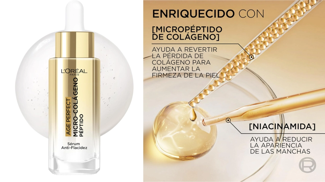 Chollo Pack x3 Sérum L’Oréal Age Perfect anti-flacidez con micro-péptido de colágeno y niacinamida para pieles maduras por sólo 20,22€ con 3×2 ¡6,74€ cada uno!