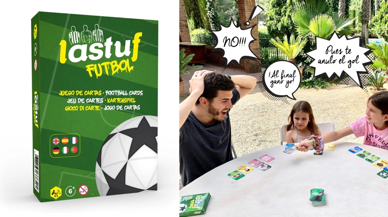 Un partido en forma de cartas: juego de fútbol fácil y divertido para jugar en cualquier sitio por sólo 11,19€ (-30%)