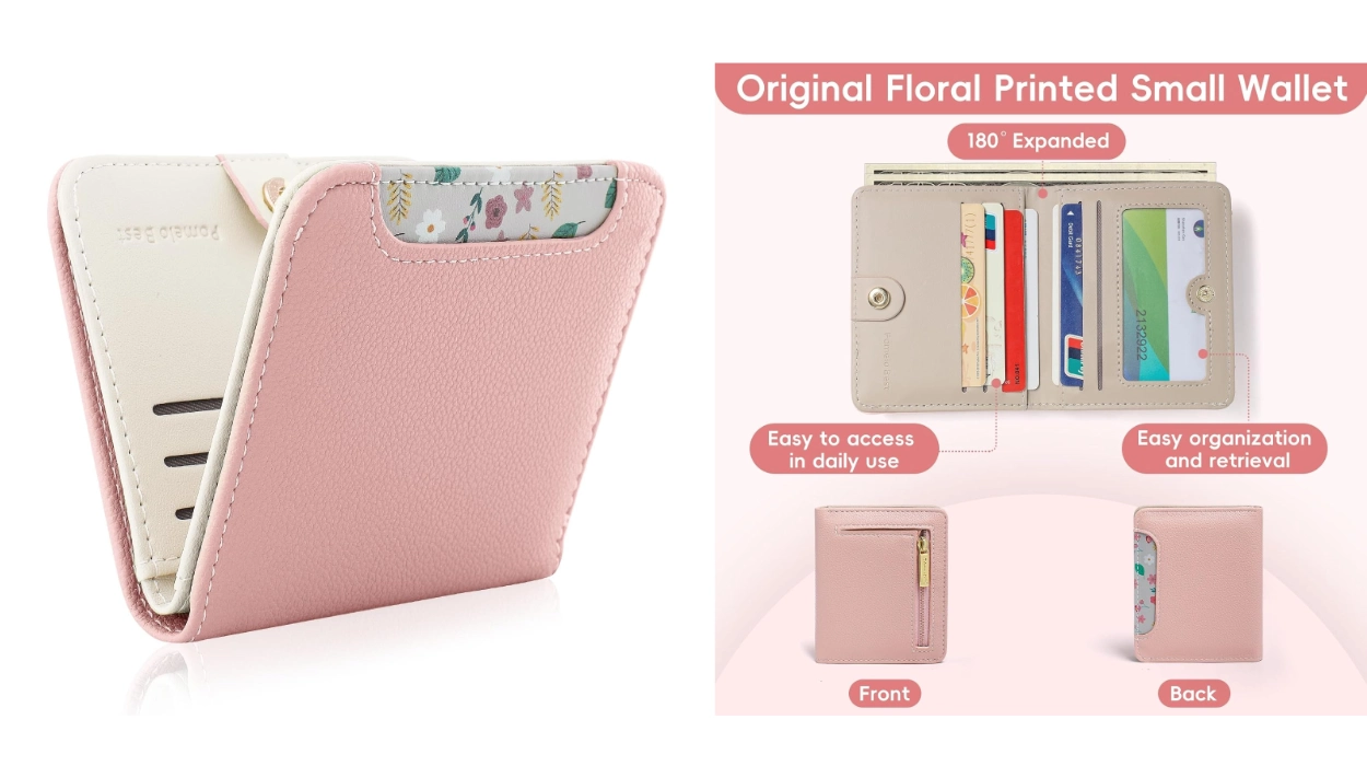 Chollo Billetera ultra-thin con monedero y bloqueo RFID Pomelo Best para mujer por sólo 7,12€ (21% de descuento)