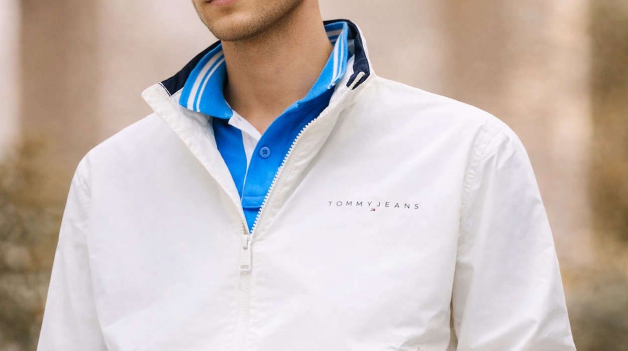 Chollo Cazadora cortavientos Tommy Jeans Essentials para hombre por sólo 58,95€ con envío gratis (55% de descuento)