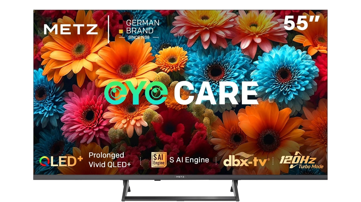 Chollo Smart TV Metz QLED 4K de 55″ con Dolby Vision, Atmos, modo 120Hz y funciones gaming por sólo 369,99€ con envío gratis (23% de descuento)
