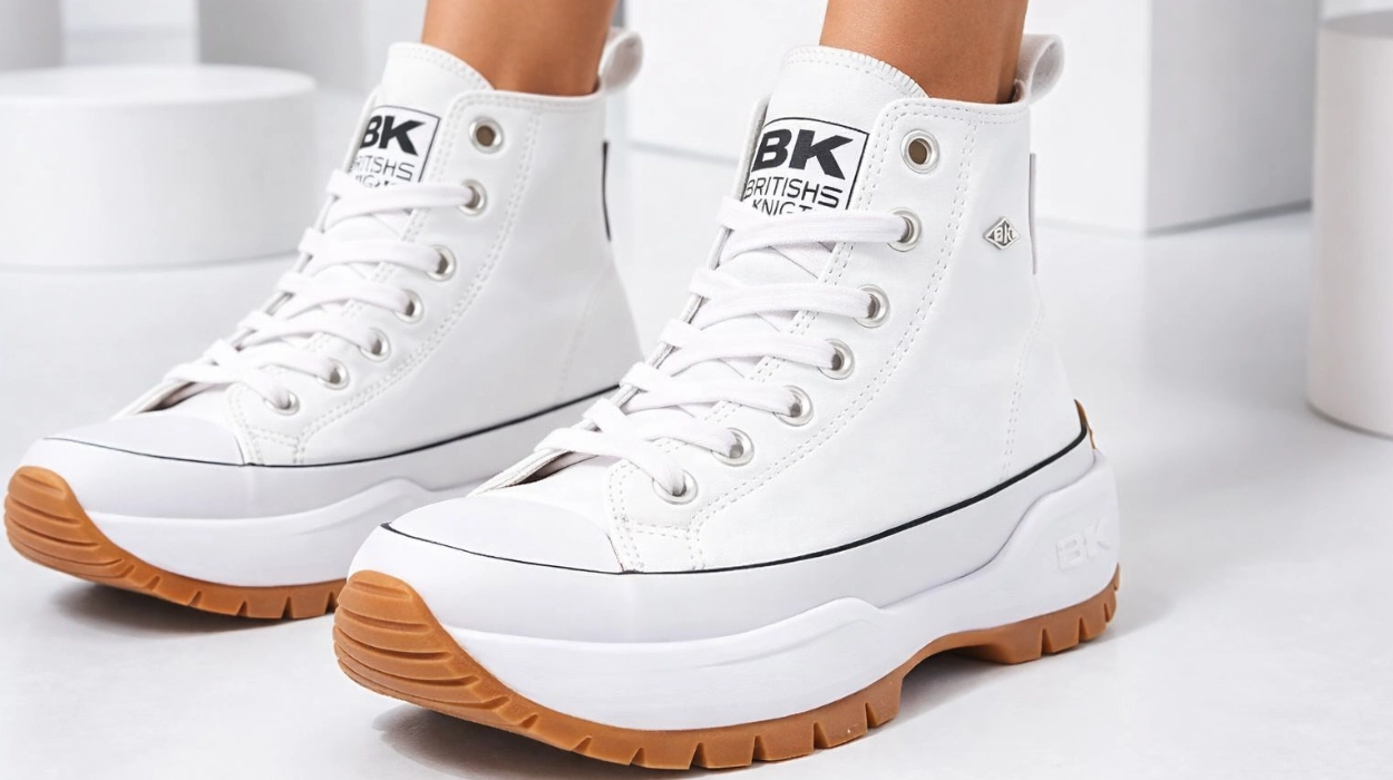 Llama la atención con estas zapatillas altas British Knights Kaya Mid Fly para mujer que puedes cazar a un precio irresistible (-29%)